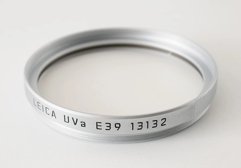 [MINT] Leica Lens Filter UVa E39 13132 Silver 39mm From JAPAN - Image 2 of 4