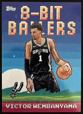 2025-26 Topps Victor Wembanyama #8B-4 8-Bit Ballers Spurs