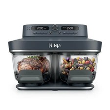Ninja - CRISPi Pro 6-in-1 DualZone Glass Air Fryer, 8 quart, Dishwasher safe