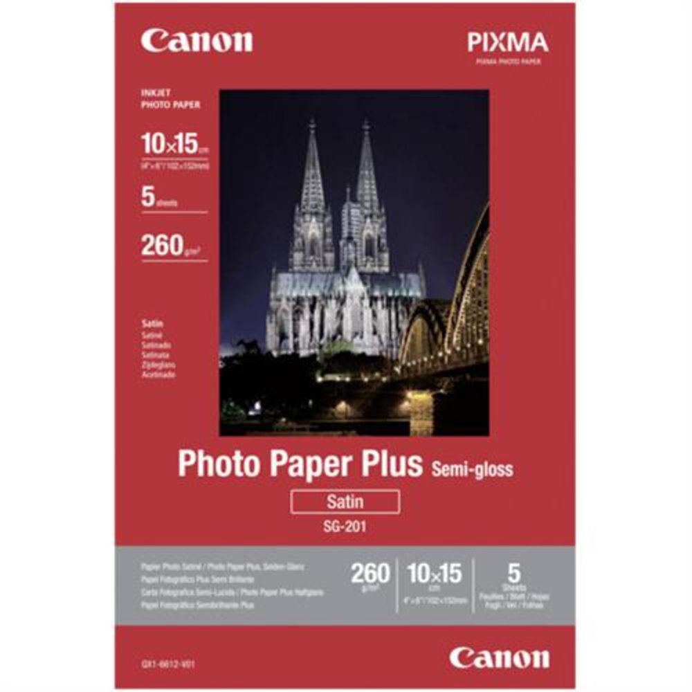 Canon SG-201 10x15 cm 4x6 5 Blatt 260 g 2190₽