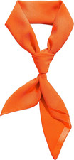 Orange Scarf Fred Jones Costume Adult Ascot Bandana Neck Scarf Women Men