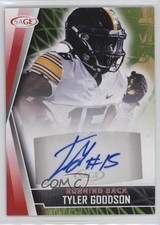 2022 SAGE Low Series Auto Red Tyler Goodson #A-TG Auto 11n6