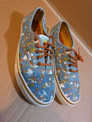 VANS X Disney Toy Story Sheriff Woody Denim ANDY Shoes Men's Size
