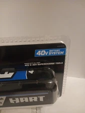 HART 40 Volt 4.0ah Battery - Black