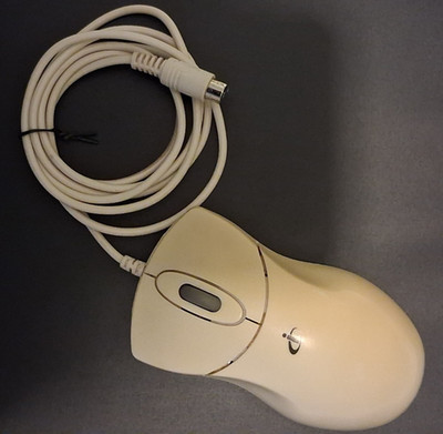 Vintage iConcepts Scroll Mouse HTM-80W, Perfect for Retro Gaming!*FREE SHIPPING!