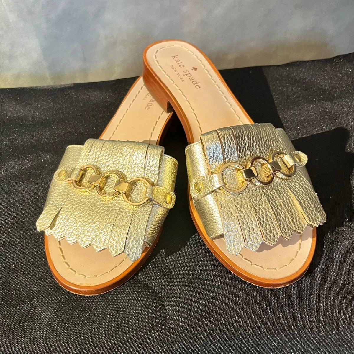 kate spade new york Fringe Slide Sandals for Women for sale | eBay