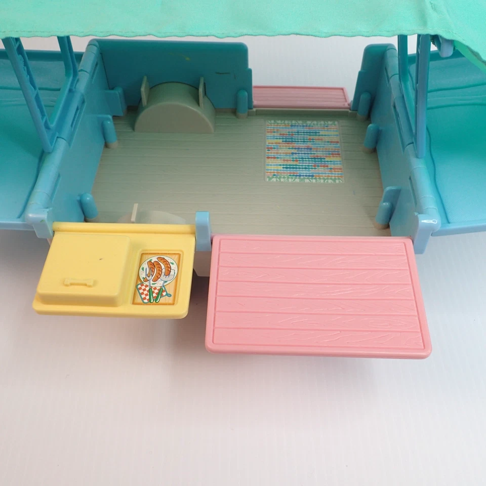 Casa de muñecas Fisher Price Loving Family convertible auto y autocaravana cámper emergente 1997 Foto 4 de 4