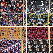 HORROR VILLAINS FABRIC HALF-YARD OR 1-YARD H -LL0W33N SELECTIONS