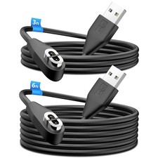 3.3ft  6ft Shokz Charging Cable 2 Pack Black aftershokz Headphones Charger R...