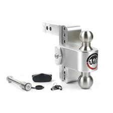 Weigh Safe 6" Drop Adjustable 2" Receiver 180 Hitch w/ Keyed-Alike Pin LTB6-2-KA