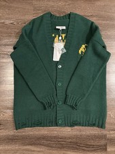 NWT Maison Margiela Sweater Cardigan Lost My Pet Green/Yellow 810