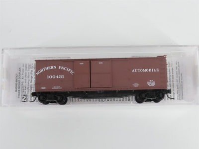 #ad N Scale Micro Trains MTL 04100070 NPR Northern Pacific 40#x27; Wood Box Car #100431 $24.95