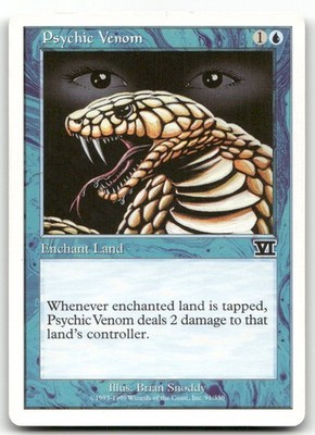 Psychic Venom #91 (LP) Classic Sixth Edition 6ED Magic MTG
