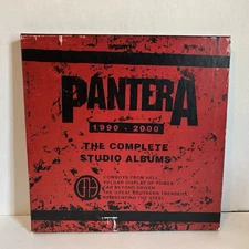 Pantera 1990-2000 Complete Studio Album 5 LP Box Set + Single Colored Vinyl NM