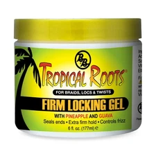Tropical Roots Firm Locking Gel Strong Hold For Braids Twists And Locs 6Oz