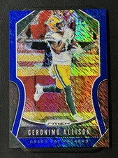 GERONIMO ALLISON BLUE SHIMMER Prizm 2019 #116 Refractor FOTL /10 GB Packers
