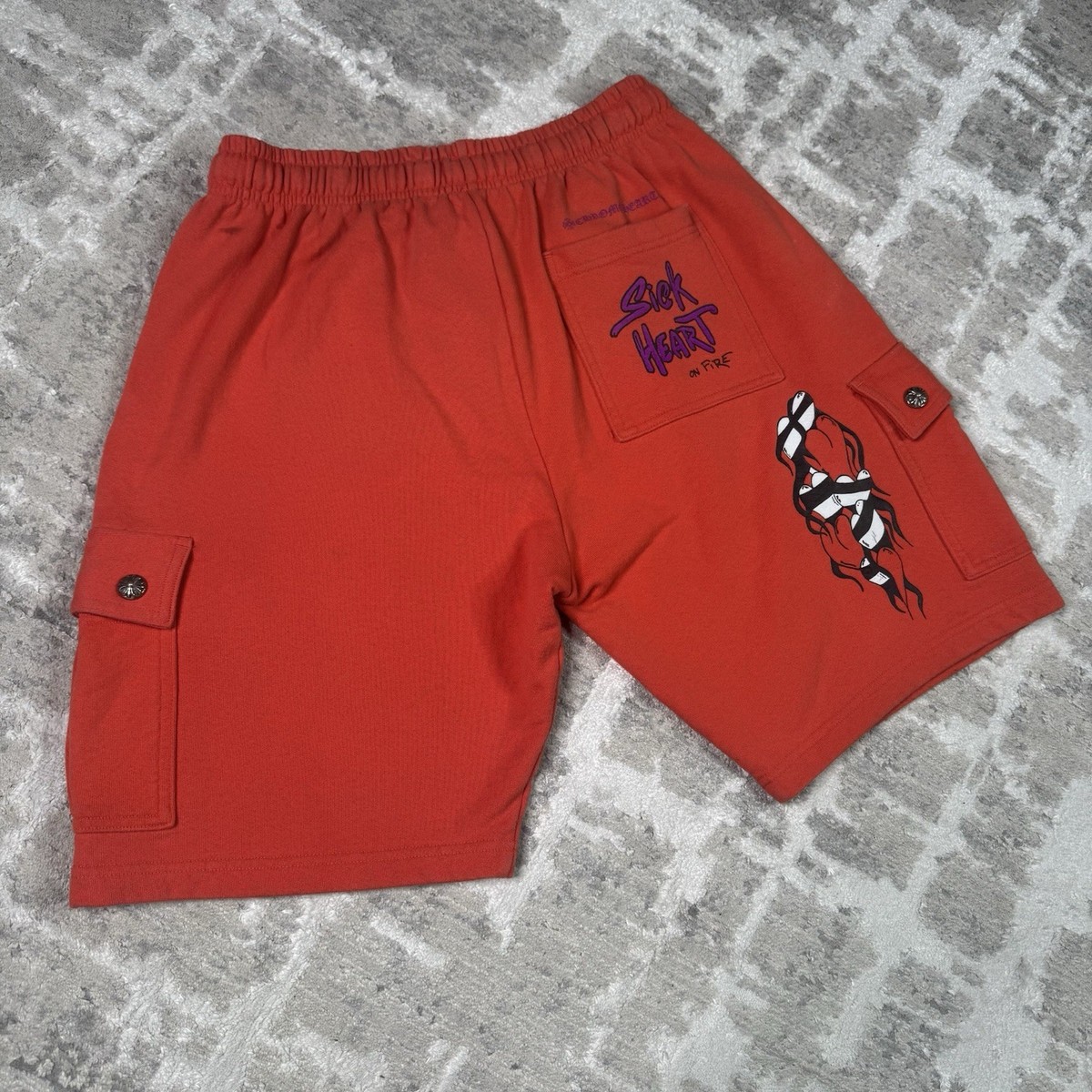 Chrome Hearts Matty Boy Sadistic Lipstick Sweatshort | eBay