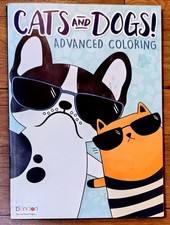 Bendon Cats And Dogs Advanced Coloring Book Tear  Share 40 Pages New