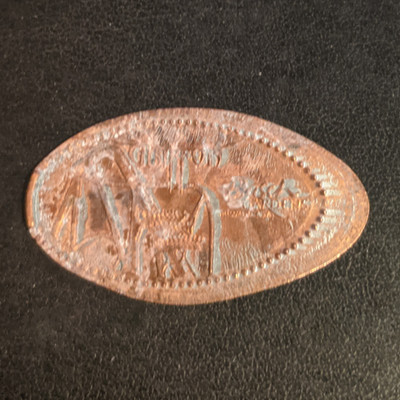 Griffon Rollercoaster Busch Gardens - Press Coin Elongated Penny Souvenir