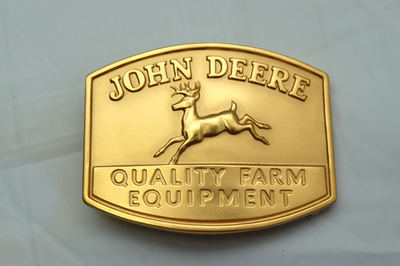 John Deere Credit Limited Edition Gold Toned Belt Buckle #119 The John Deere  main image 4