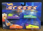 Vintage 1991 Hot Wheels Streex Future of Speed 4 Pack Street Streak W/Green NIP