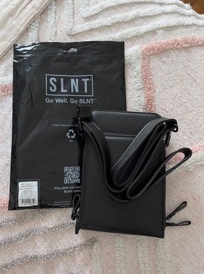 NEW SLNT Lifestyle Faraday Black Sling Bag Travel Pouch Antitheft Crossbody