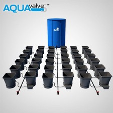 Autopot 1Pot XL Bewässerungsset 36x25L – ohne Strom, AQUAvalve5, inkl. Tank
