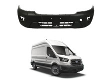 FORD TRANSIT MK8 2019 ON FRONT BUMPER TEXTURED BLACK WITH SENSOR HOLES