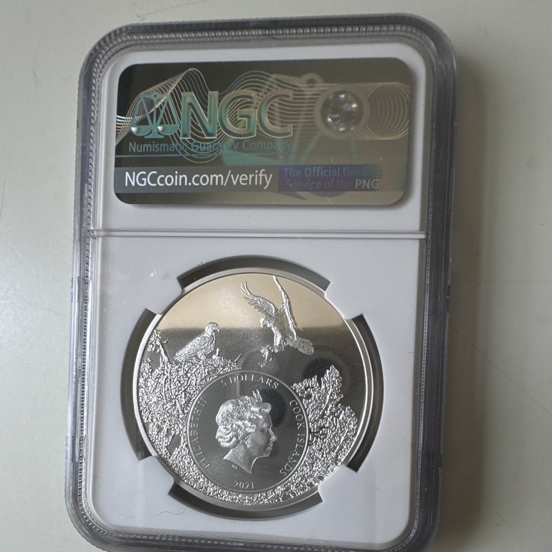 2021 Cook Islands $5 Silver Commemorative Coin NGC Slabbed/Certified