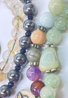 Mixed Natural Stone Stretch & String Bracelets 78.2g — photo 4