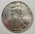 1995 WALKING LIBERTY AMERICAN EAGLE 1OZ FINE SILVER DOLLAR COIN $1 #JR95