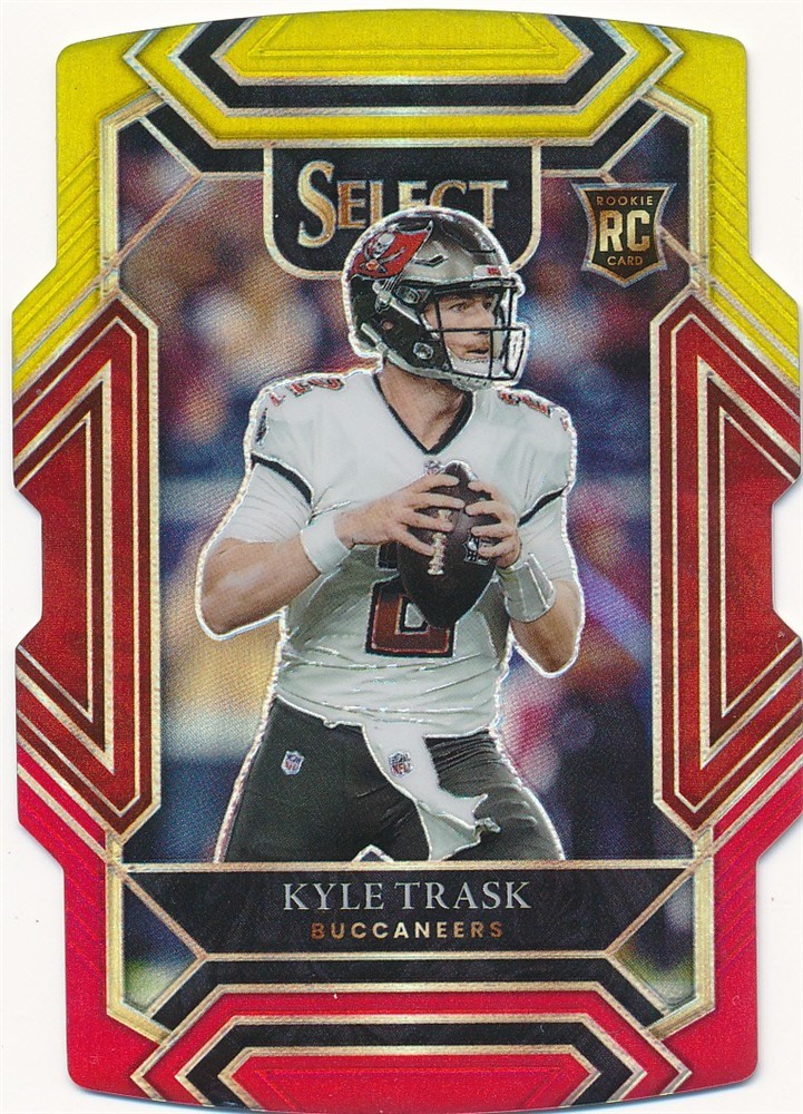KYLE TRASK 2021 SELECT CLUB LEVEL YELLOW RED PRIZM DIE-CUT #263 RC ROOKIE MINT