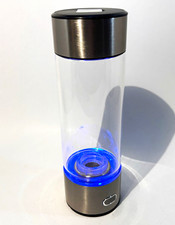Portable Hydrogen Water Bottle Generator Maker SPE/PEM Ionizer Inhaler Cannula