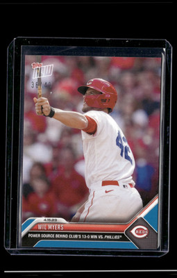Wil Myers - 2023 MLB Topps Now #132 Blue 36/49 Parallel Cincinnati Reds