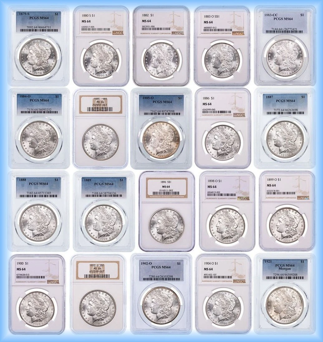 Proof-Like Morgan US Dollars 1878-1921 | Updated Oct 2026