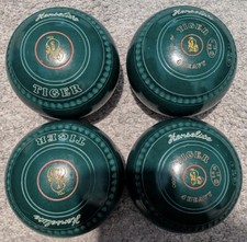 Henselite Tiger Bowls Size 4. Re stamped 2029.
