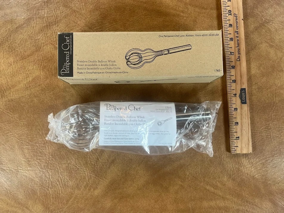 The Pampered Chef Stainless Double Balloon Whisk 1765 New In Box
Opens in a new window or tab