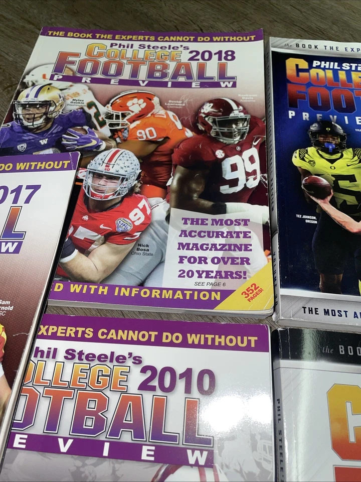 Lot Of 9 Phil Steele’s College Football Preview Magazines - Image 4 of 4