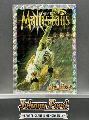 Scottie Pippen 1996-97 Topps Finest Mainstay Uncommon Refractor #MS44 #247