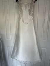 Veromia Ivory Mikado Satin Wedding Dress