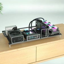 SOCOOLER Q Open Frame PC Case ATX MATX 360 Water Cooling Aluminum Gaming Chassis