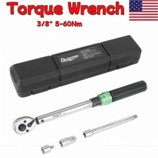 38 Torque Wrench Adjustable 5-60nm Wrench  Extension Rod 12 14 Adapter