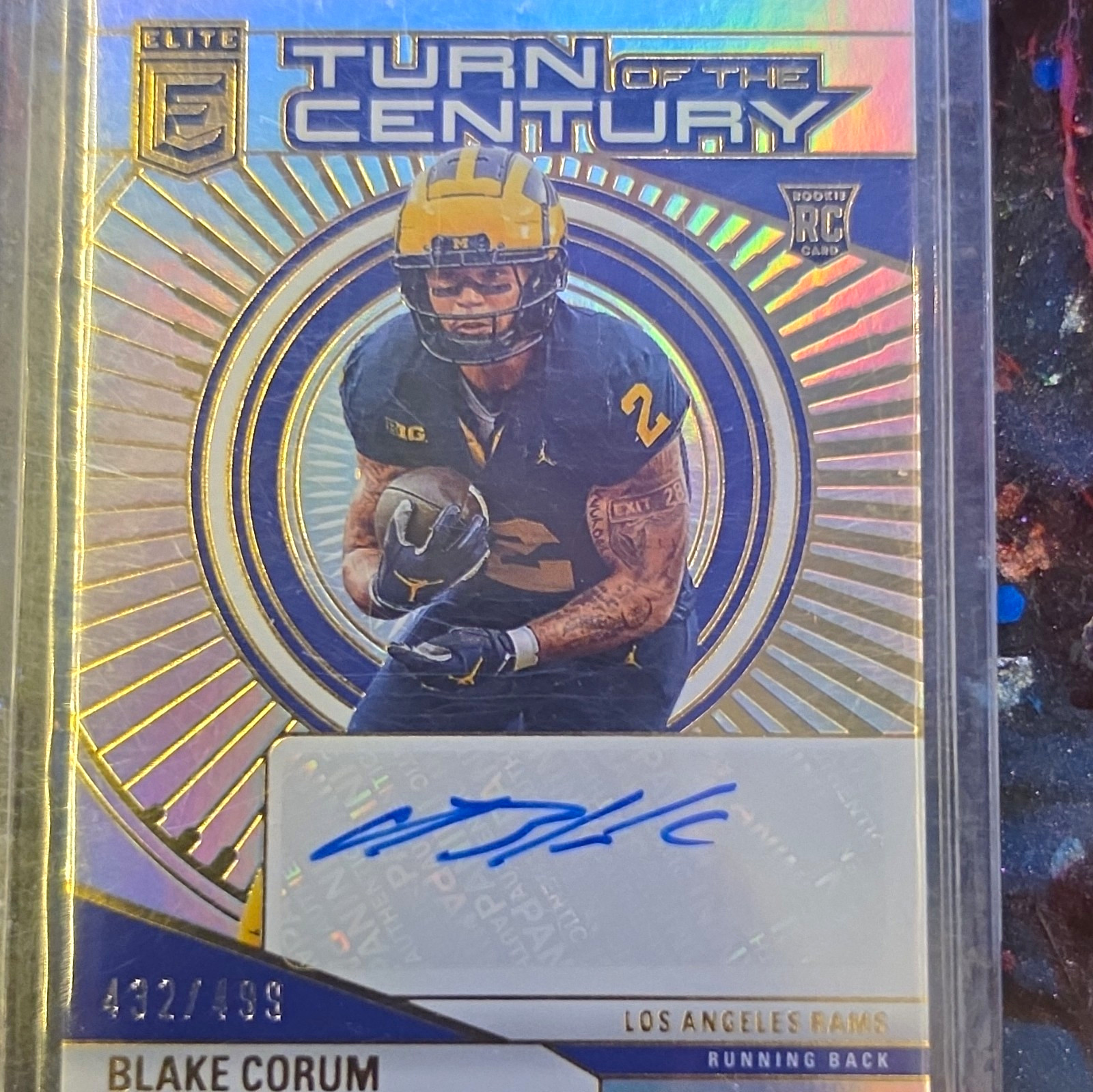 Blake Corum Panini Donruss Elite Turn of the Century Autographs #TCABCO Base