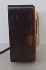 VINTAGE GENERAL ELECTRIC GE MAHOGANY WOOD MANTLE ALARM CLOCK MODEL 7275 USA — photo 3