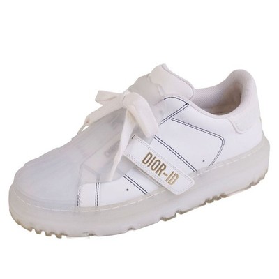 Christian Dior DIOR-ID Sneaker Leather Low Cut Shoes Women 35 (22cm) Used MOLO-0