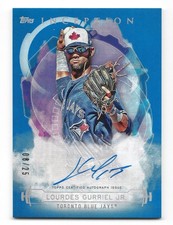 2019 Topps Inception #RES-LGJ Lourdes Gurriel Jr. Auto 08/25 Blue Jays