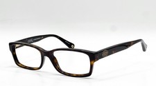 Coach HC 6040 5001 Dark Tortoise Rectangle Authentic Eyeglass Frames 52-16-135