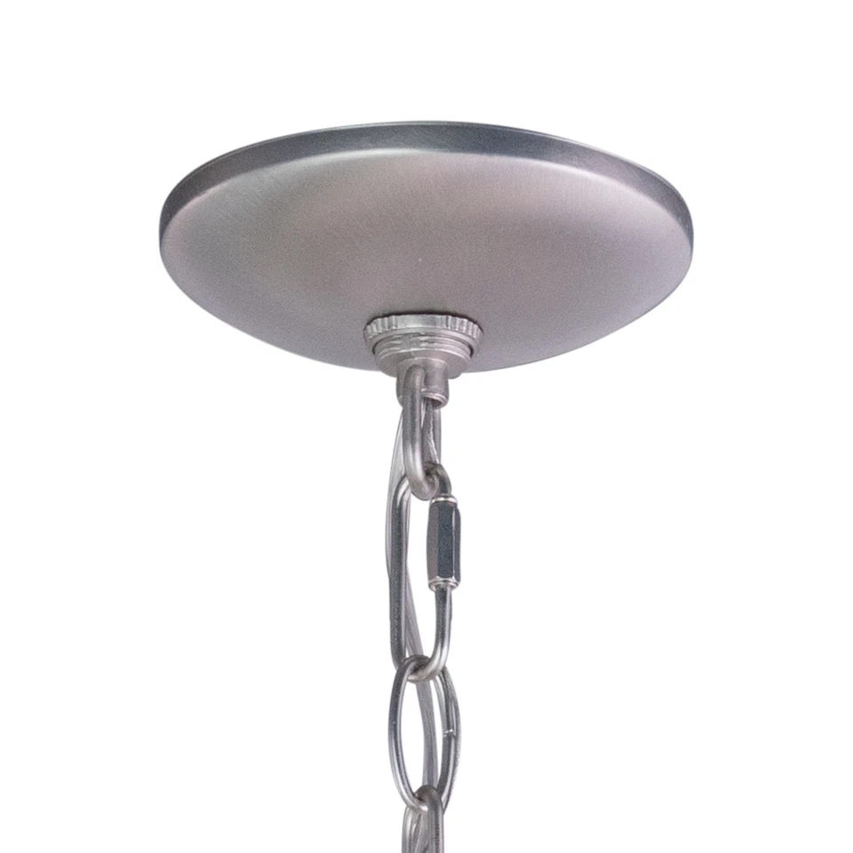 Vaxcel Lighting CH35404 Nickel Monrovia 4-Light 18-1/2"W Chandelier - Image 2 of 4