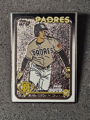 Juan Soto 2024 Topps Series 1 Super Box Exclusive Enamel Pin San Diego Padres 