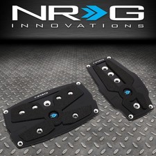 Nrg Pdl-250bk At Aluminum Foot Pedal Pad Cover Plates Set Wrubber Trim Insert Nrg Pdl-250bk At Aluminum Foot Pedal Pad Cover Plates Set Wrubber Trim Insert